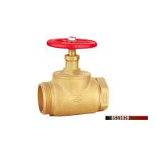 21/2'''FXF brass stop valve fire safety valve red painted iron handwheel fire protection valve